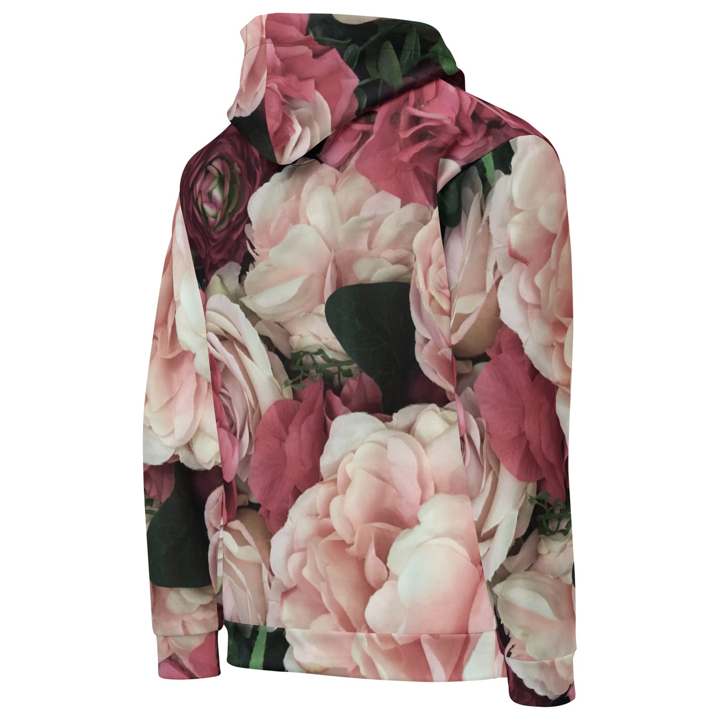 Brushed Fleece Rose Hoodie