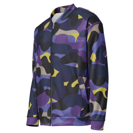 Men's Lightweight Camo Bomber Jacket
