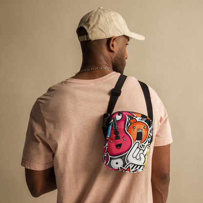 Eclipse Reversible Bucket Hat + Rockstar Adjustable Crossbody Sling