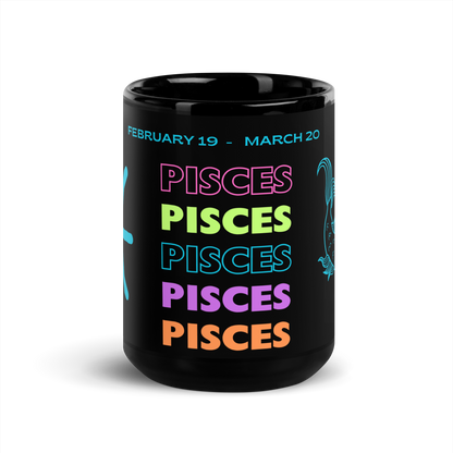 Pisces Ceramic Zodiac Mug 15 oz