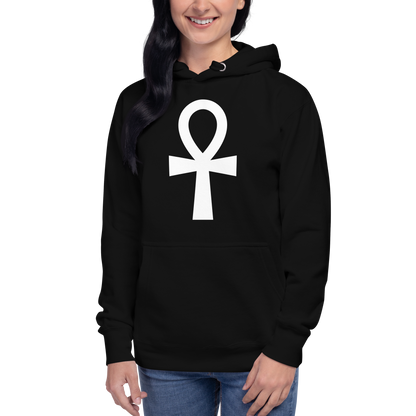 Ankh Drawstring Hoodie