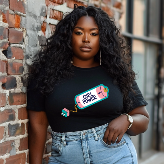 Girl Power 🔋Crop T-shirt