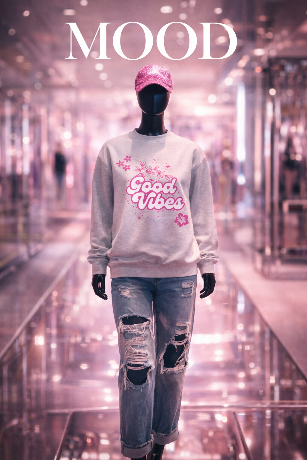 Good Vibes' Women's Crew Neck Sweatshirt