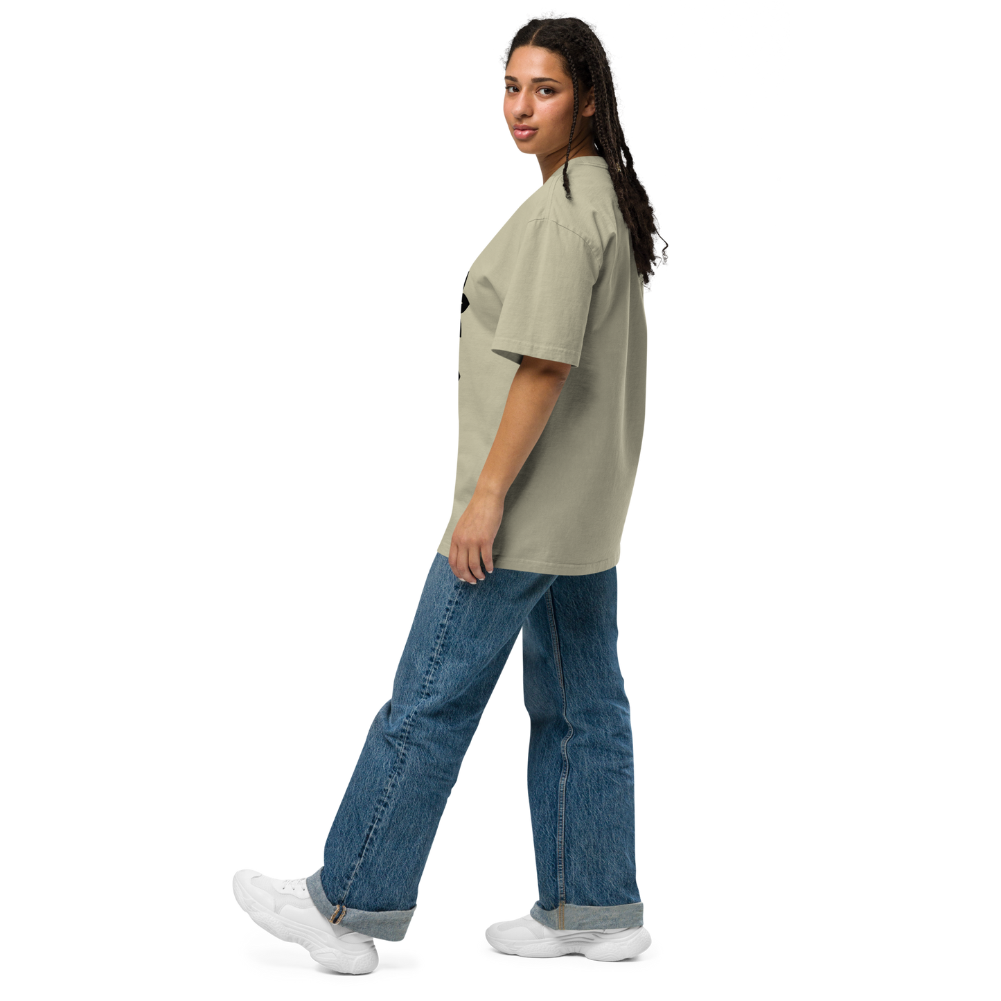 Faded Eucalyptus Oversized T-shirt