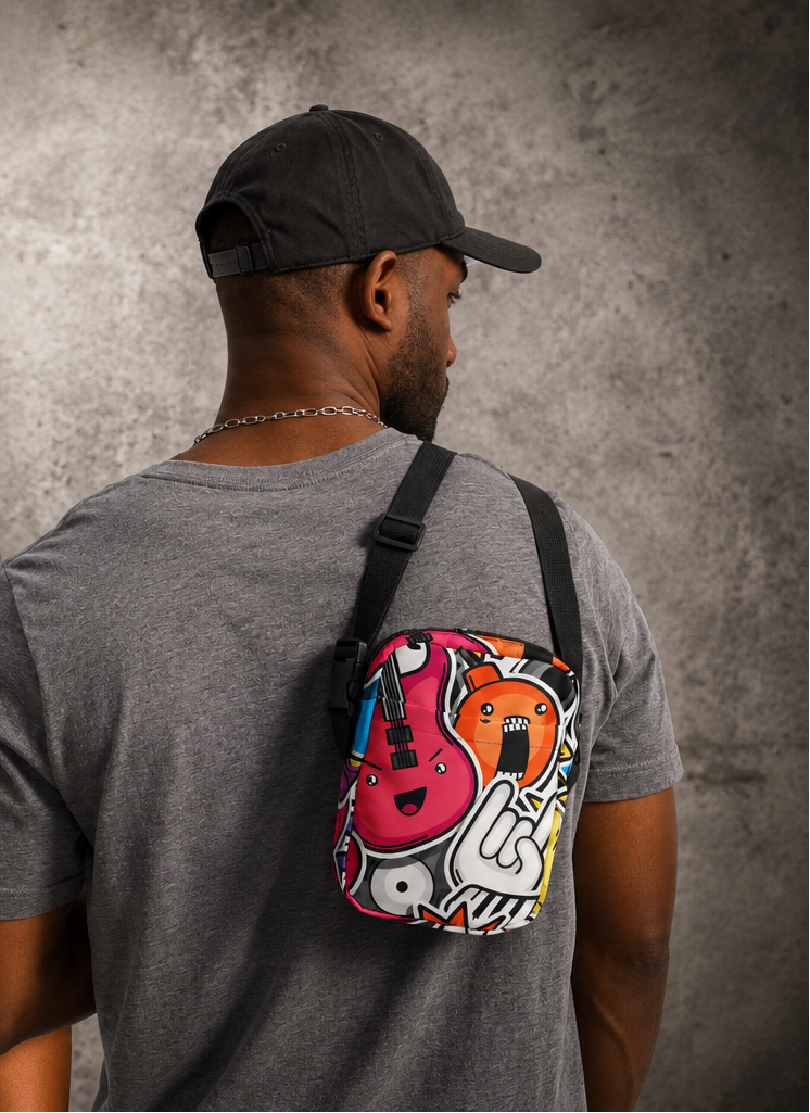 Rockstar Bundle: Reversible Bucket Hat +  Crossbody Sling