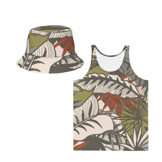 Bundle Deal: Saratoga Bucket Hat + Men's Earthy Classic Fit Tank