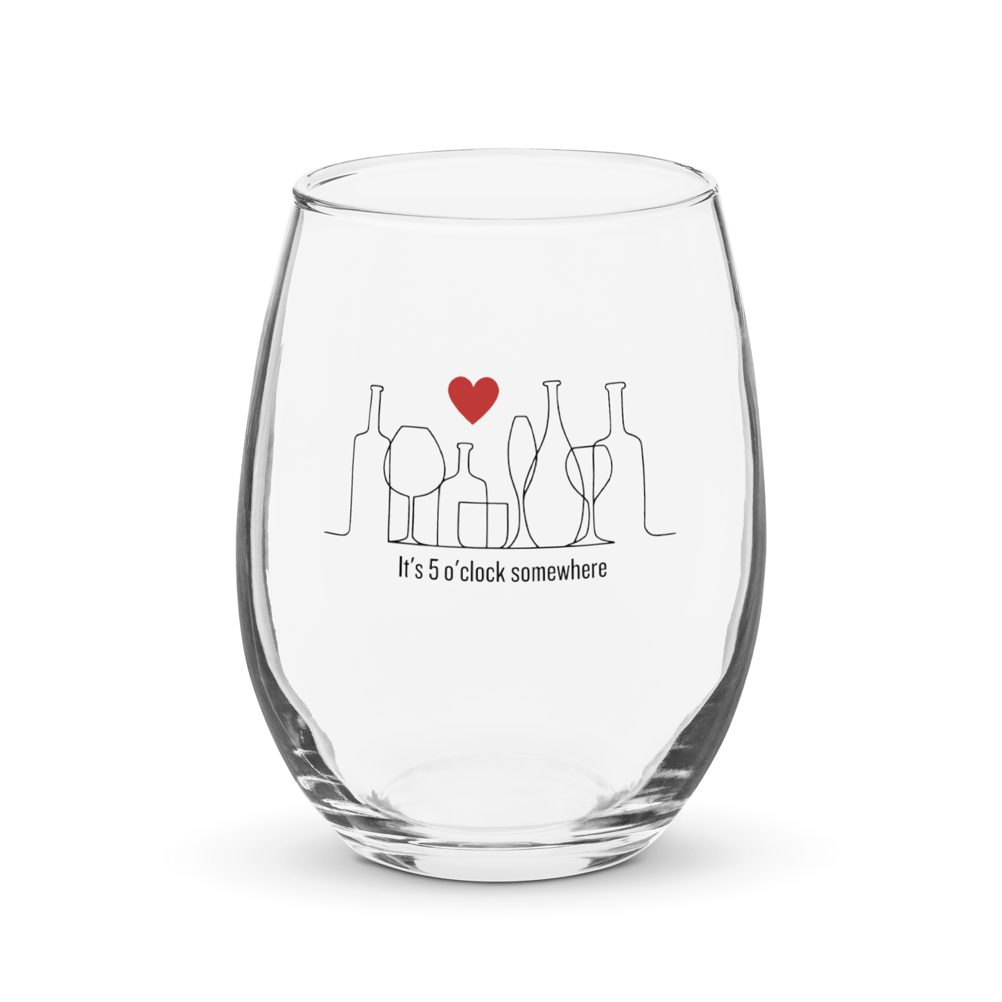 Stemless Wine Glass