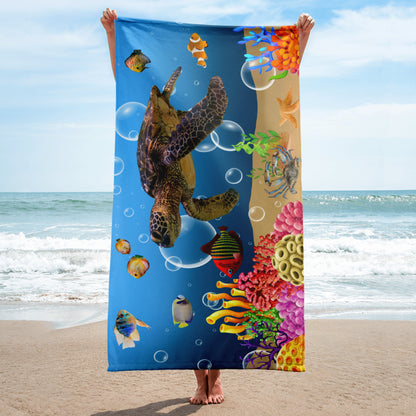 Under The Sea 30″ × 60″ Towel