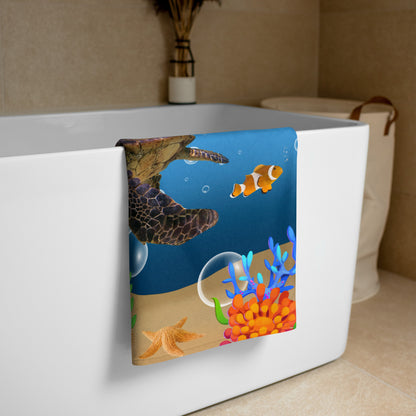Under The Sea 30″ × 60″ Towel