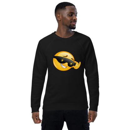 Organic Raglan Emoji Sweatshirt