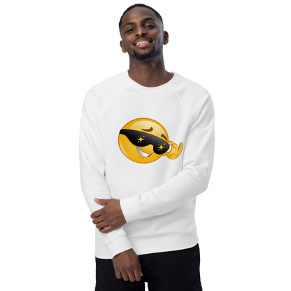 Organic Raglan Emoji Sweatshirt