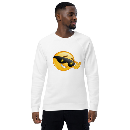 Organic Raglan Emoji Sweatshirt