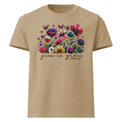 'Grow In Grace'  Inspirational Women's Oversized T-shirt