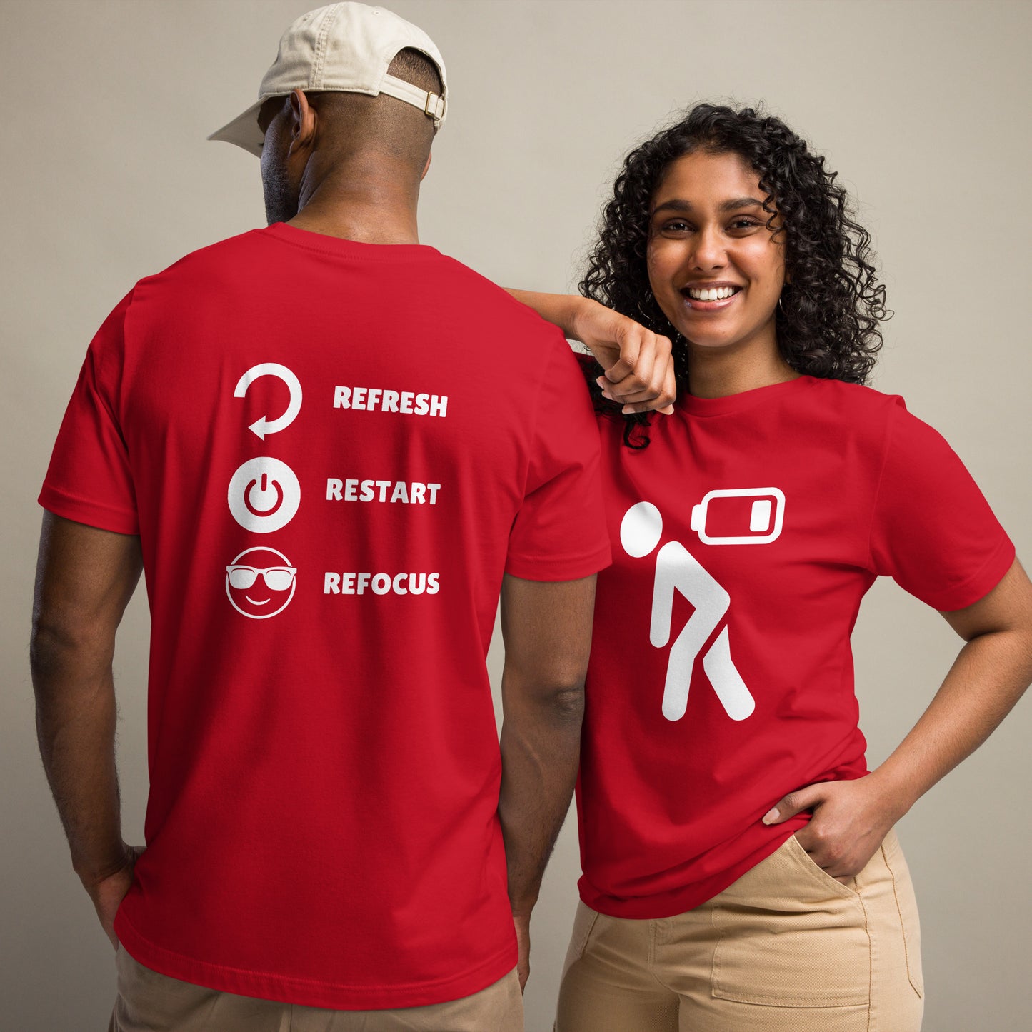 Refresh Restart Refocus Graphic T-shirt