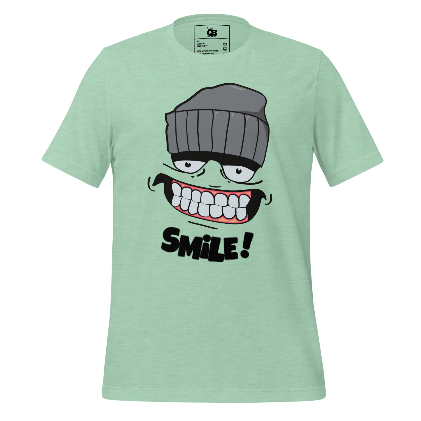'Smile' Short Sleeve Graphic Streetwear Tee