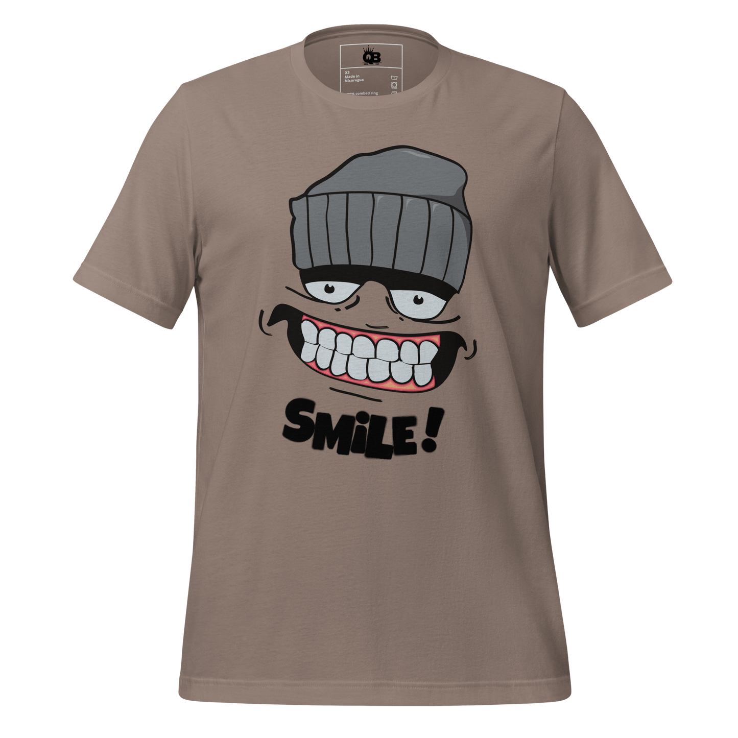 'Smile' Short Sleeve Graphic Streetwear Tee