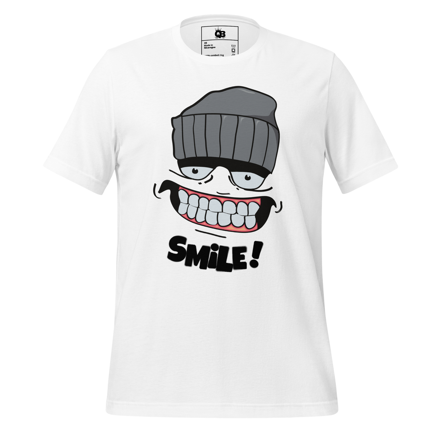 'Smile' Short Sleeve Graphic Streetwear Tee
