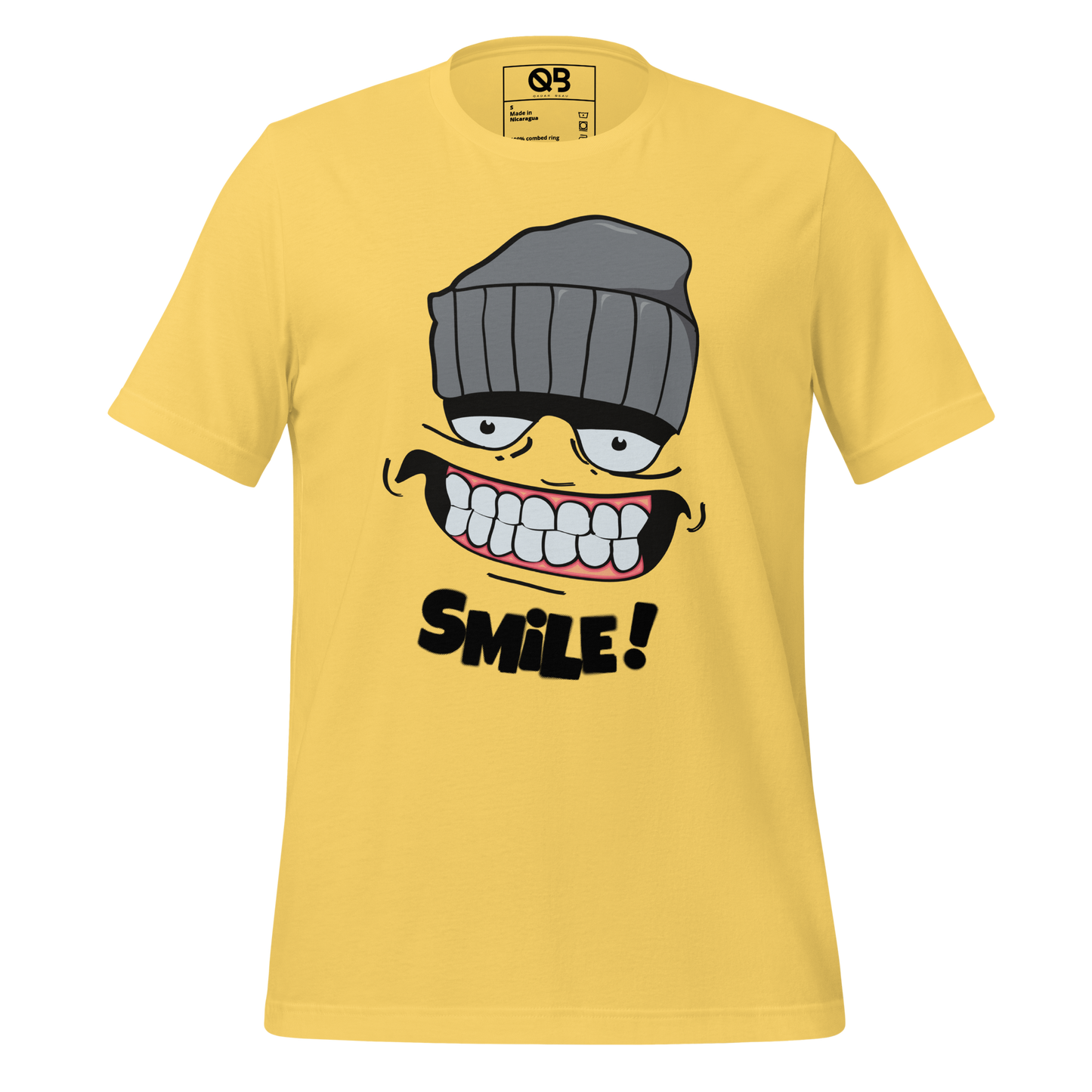'Smile' Short Sleeve Graphic Streetwear Tee