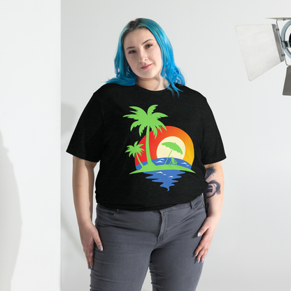 Sunsets and Palm Trees  Graphic Tee