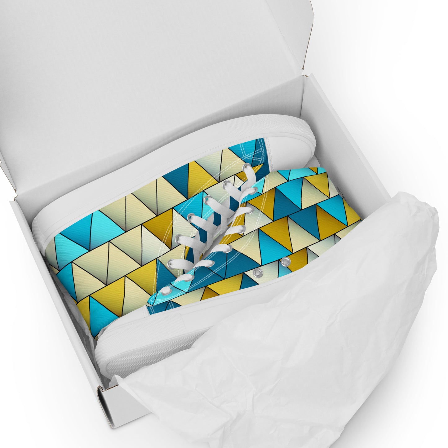 Cerulean Women’s High Top Canvas Sneakers