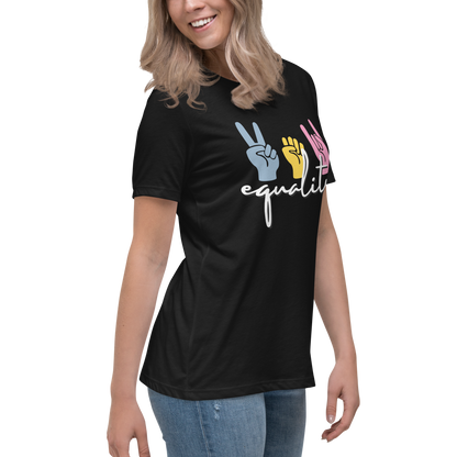 'Equality' Women's Relaxed Fit Graphic T-Shirt