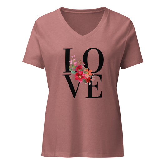 Women's Relaxed V-neck T-shirt