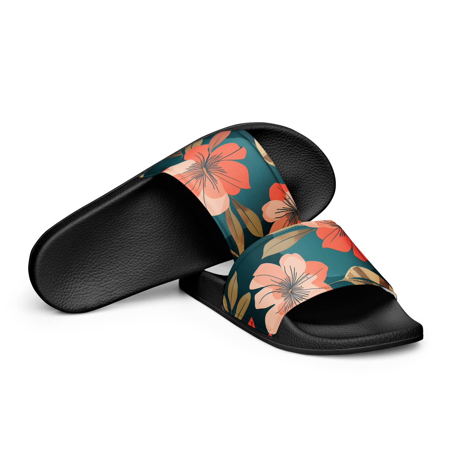 Women's Floral Slides