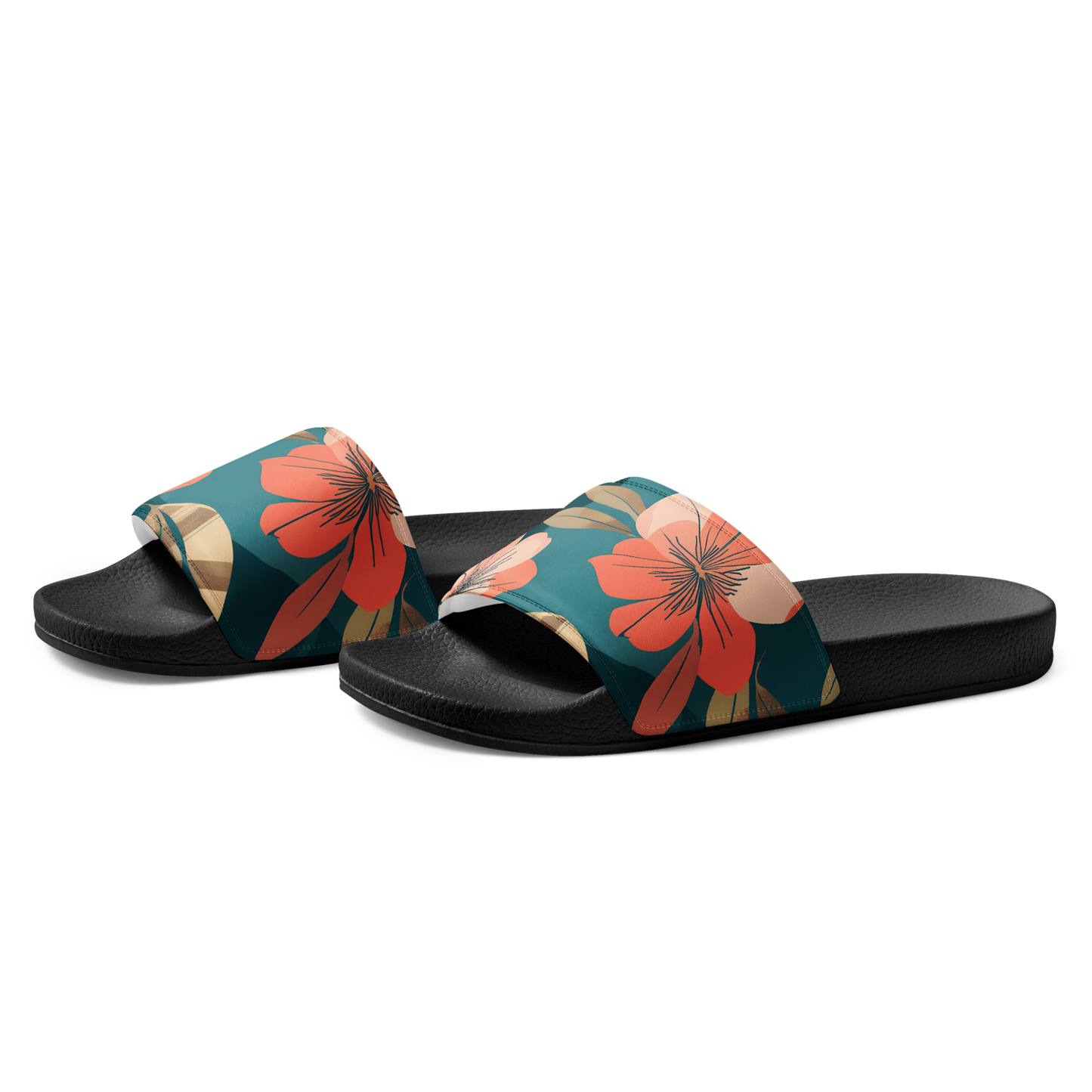 Women's Floral Slides