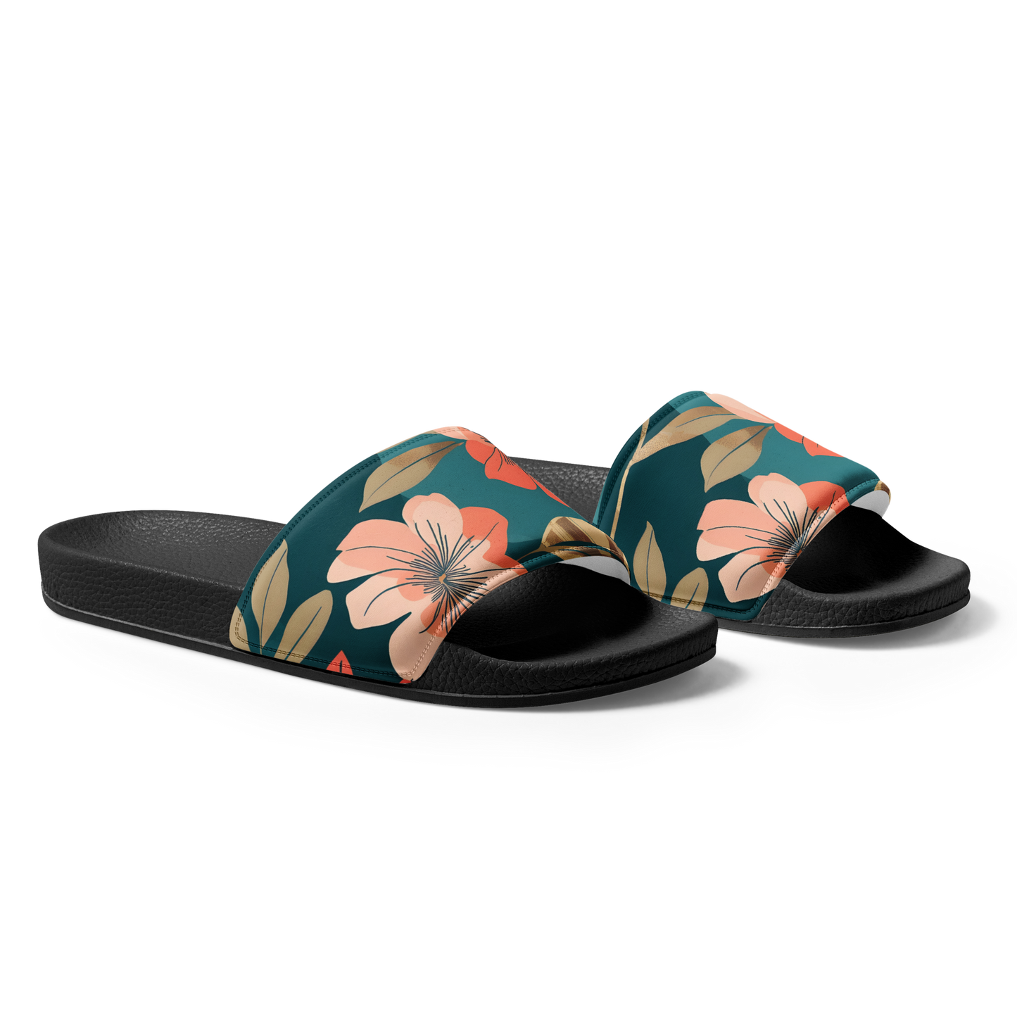 Women's Floral Slides