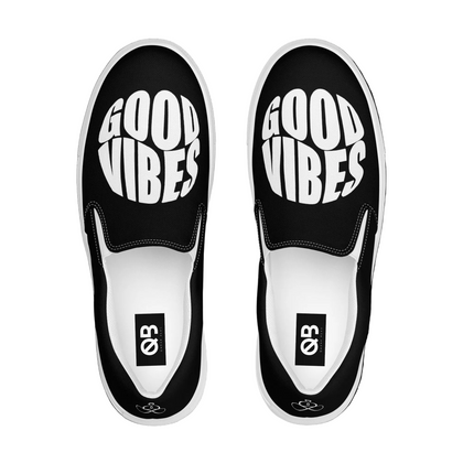 Good Vibes Women’s Canvas Slip-on Shoes
